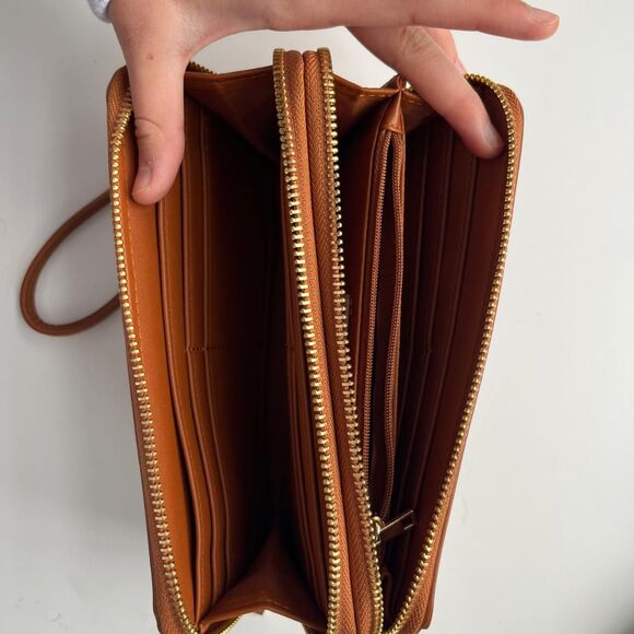 Target Women's Brown and Tan Wallet-purses - Picture 2 of 3